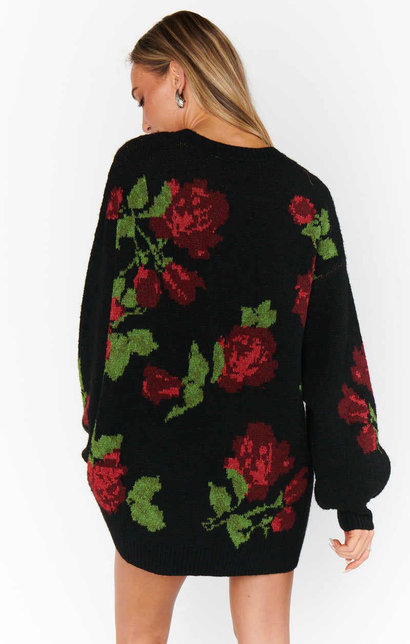 Show Me Your Mumu Summit Sweater Send Me Roses Knit