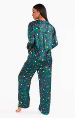 Show Me Your Mumu Classic PJ Set Festive Lights Silky