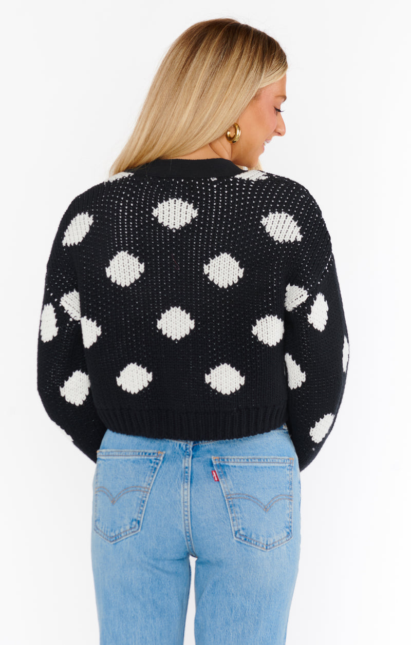 Show Me Your Mumu Clemmie Cardi Polka Dot Knit