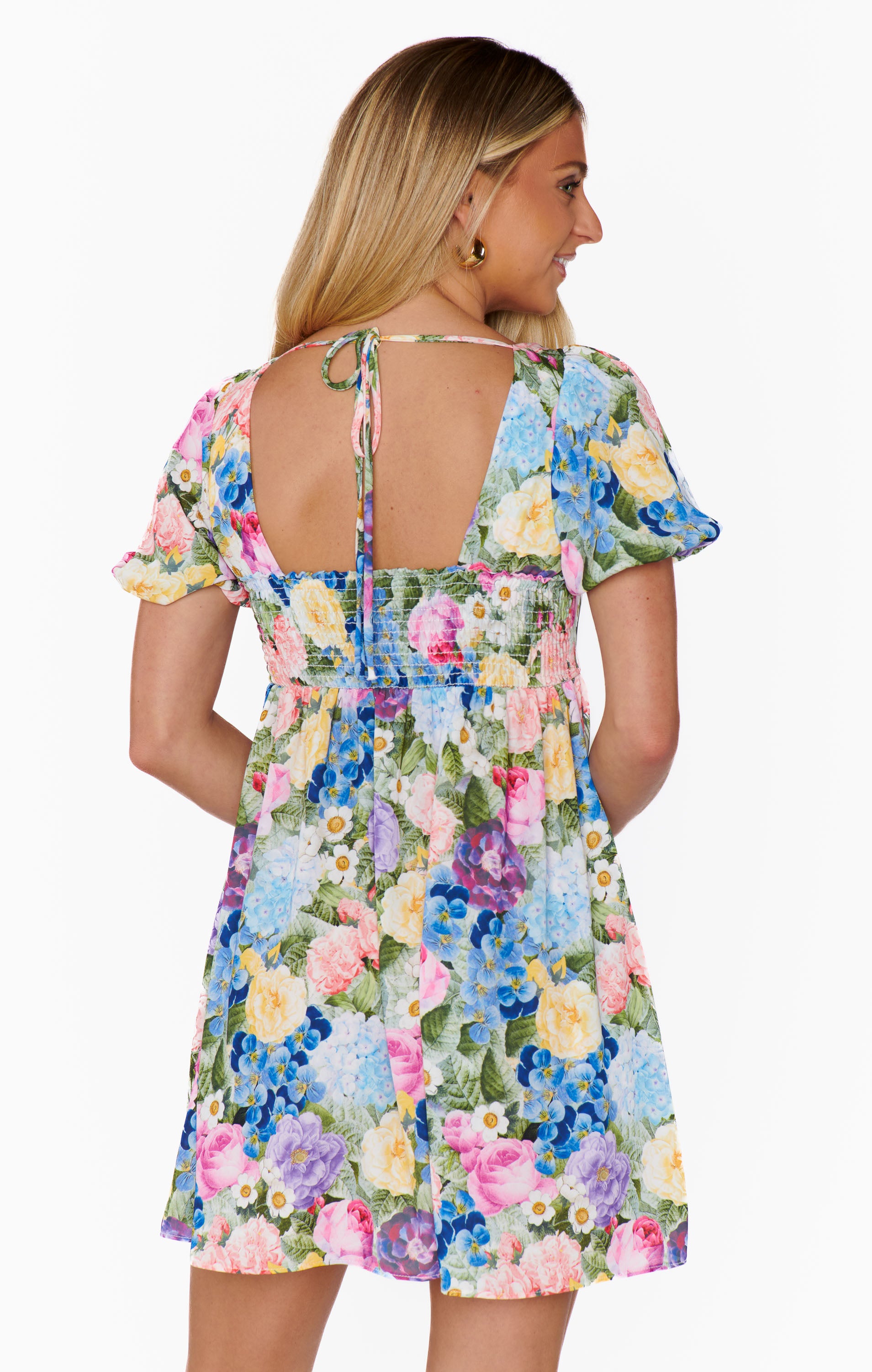 Show Me Your Mumu Smitten Babydoll Dress Flower Shop