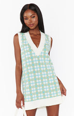 Show Me Your Mumu Hartford Tank Sweater Dress On The Green Plaid Knit*FEBRUARY PRE-ORDER*