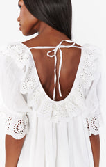 Show Me Your Mumu Toulouse Dress White Eyelet