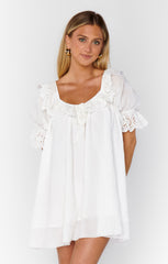 Show Me Your Mumu Toulouse Dress White Eyelet