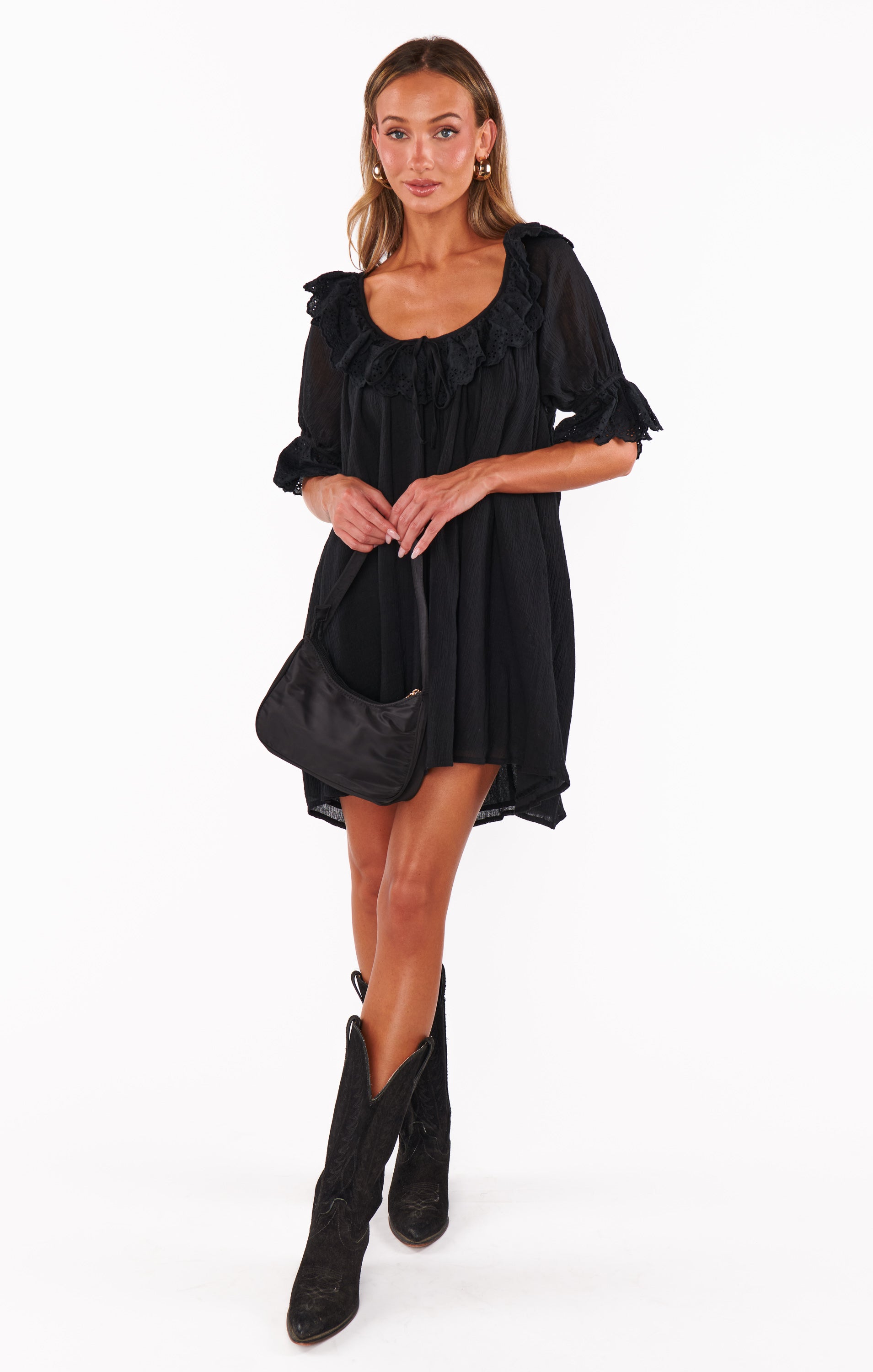 Show Me Your Mumu Toulouse Dress Black Voile