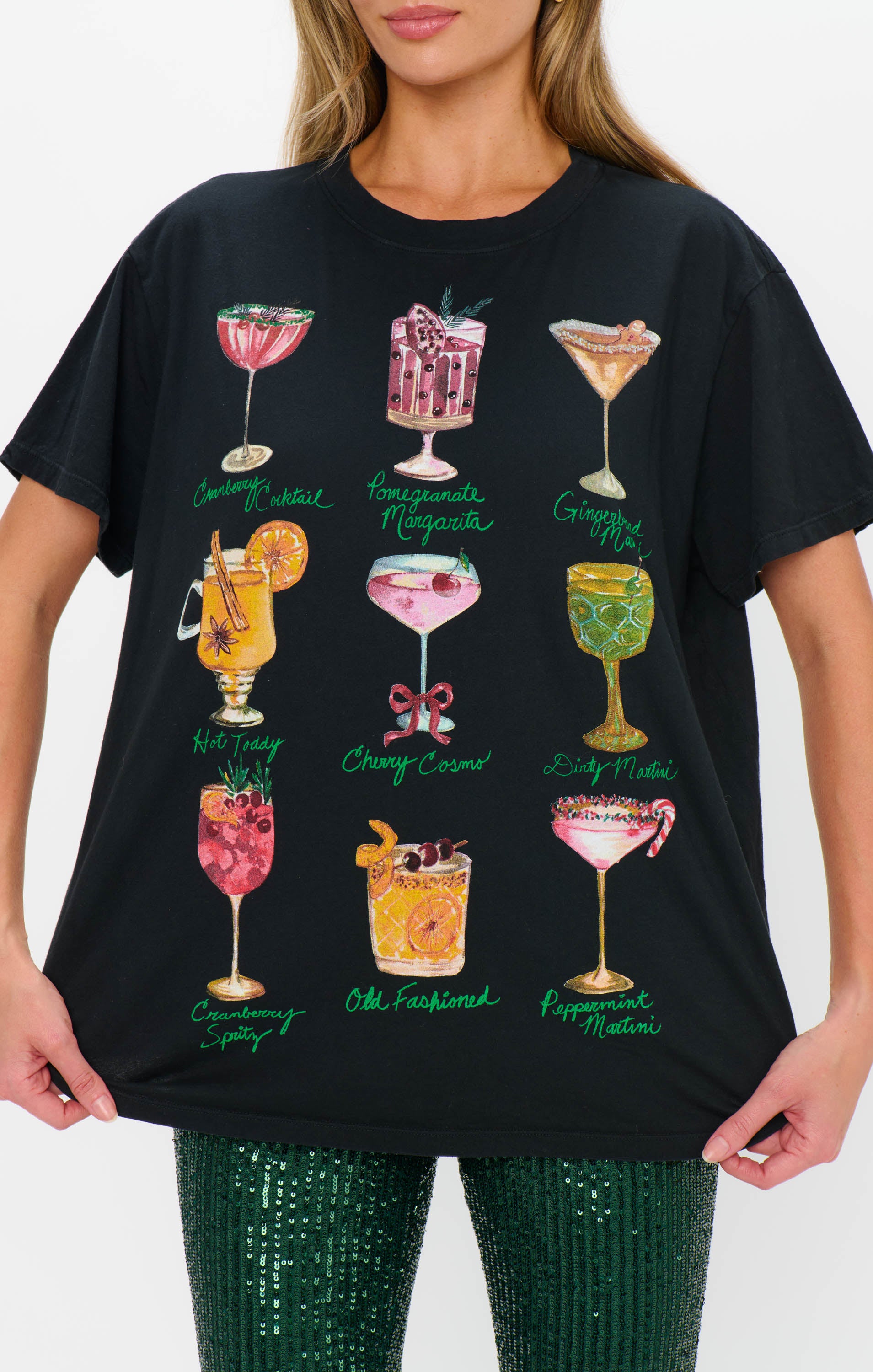 Show Me Your Mumu Travis Tee Cocktails Graphic*OCTOBER PRE-ORDER*