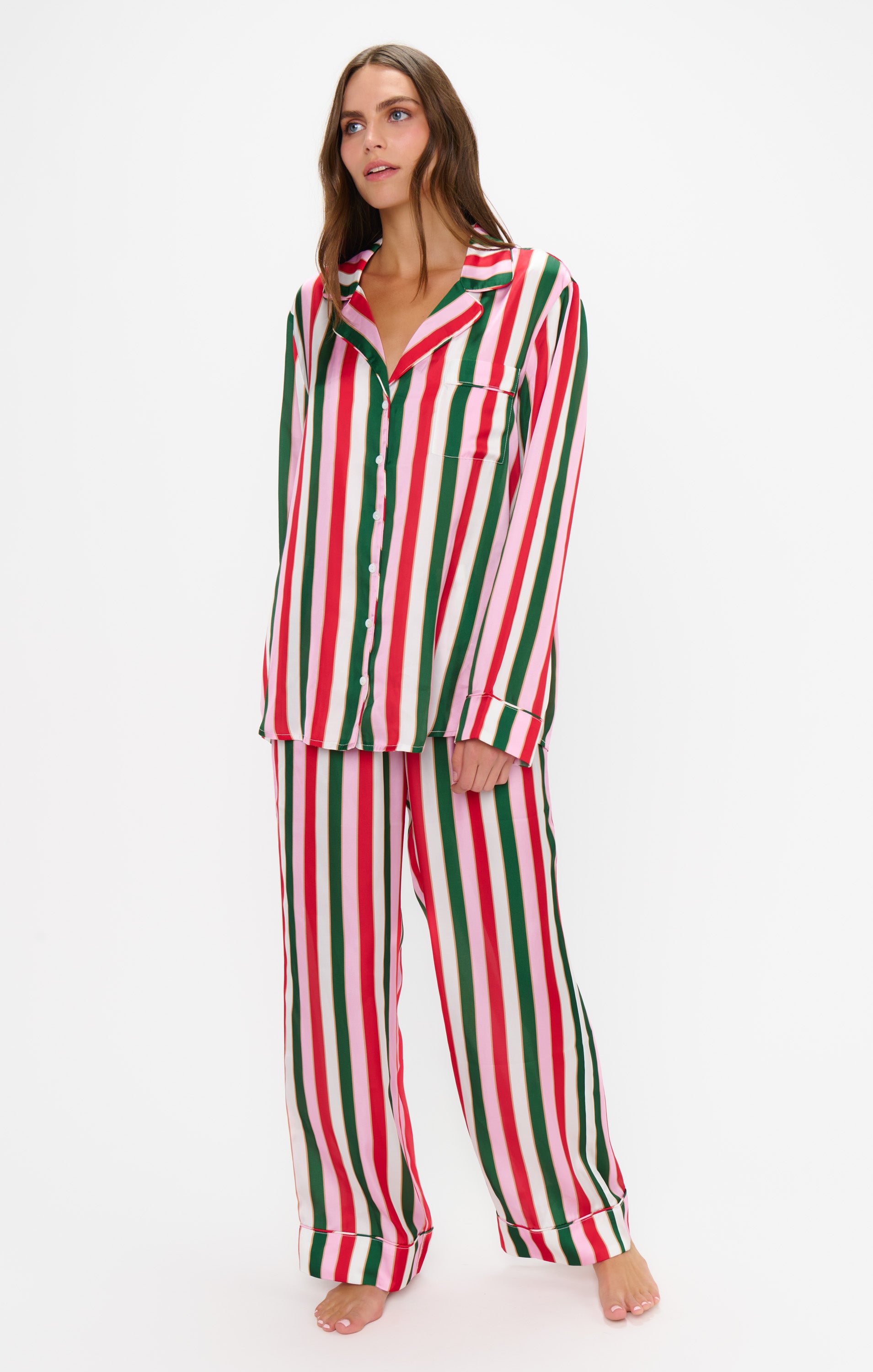 Show Me Your Mumu Classic PJ Set Jolly Stripes Silky*OCTOBER PRE-ORDER*