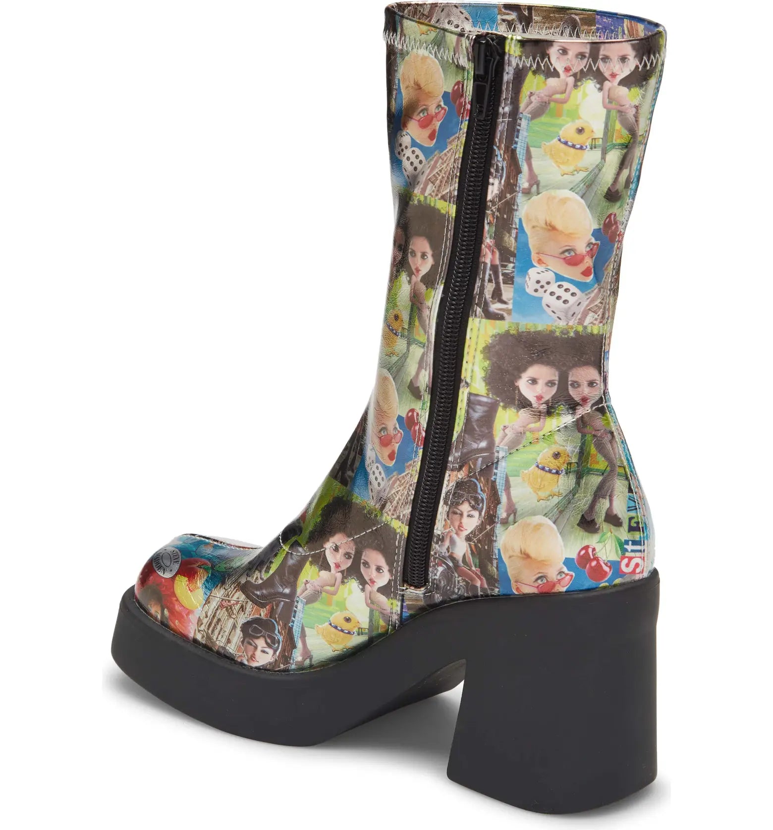 Steve Madden Klayton Boot Comic Print