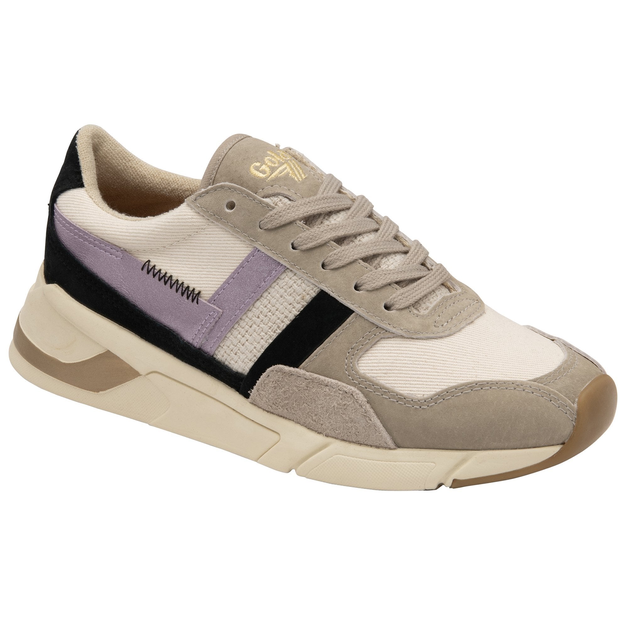 Gola Eclipse Mode Sneakers Wheat/Feather Grey/Lilac