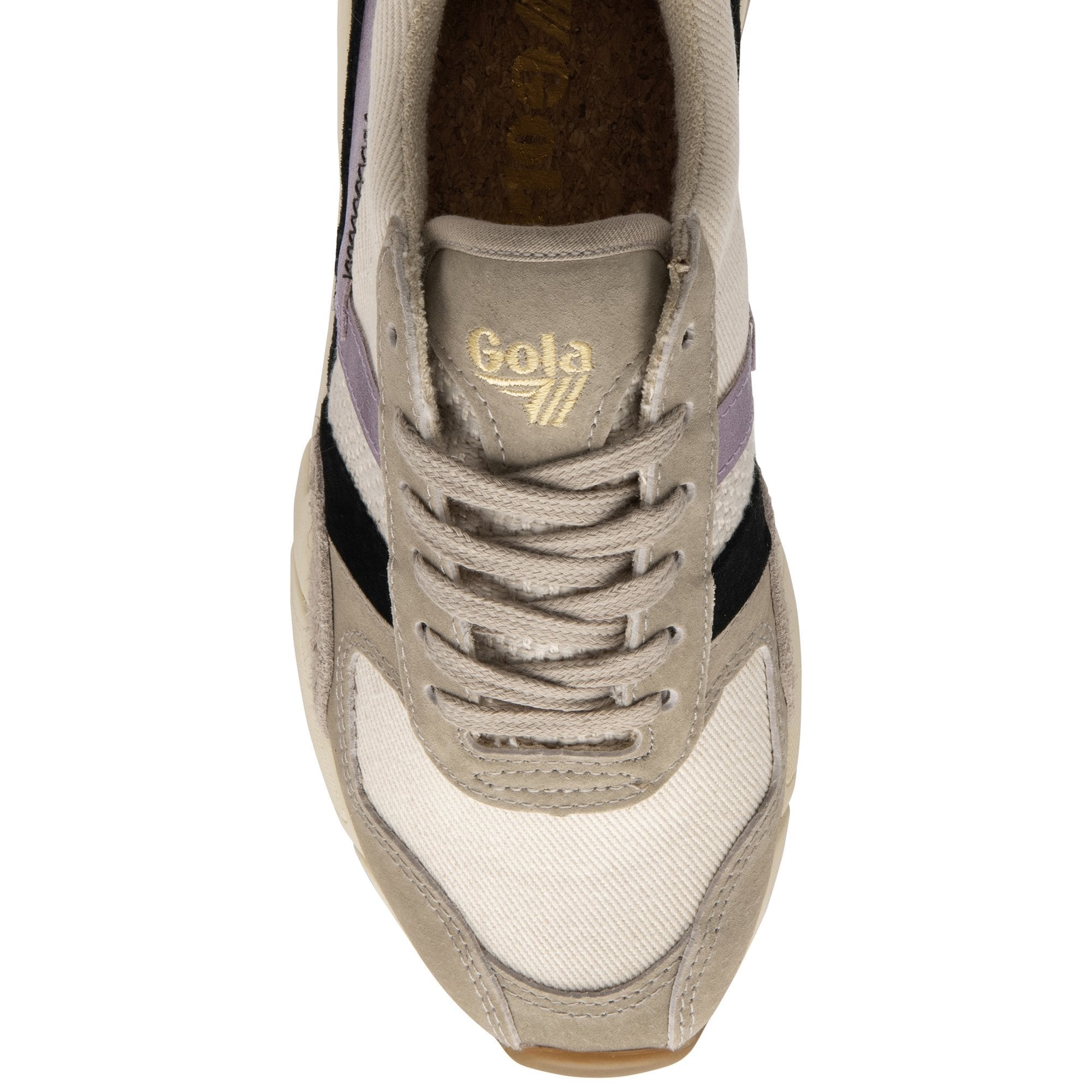 Gola Eclipse Mode Sneakers Wheat/Feather Grey/Lilac