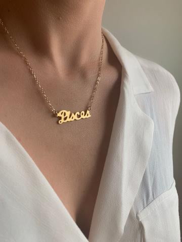 Farrah B Identity Horoscope Necklace