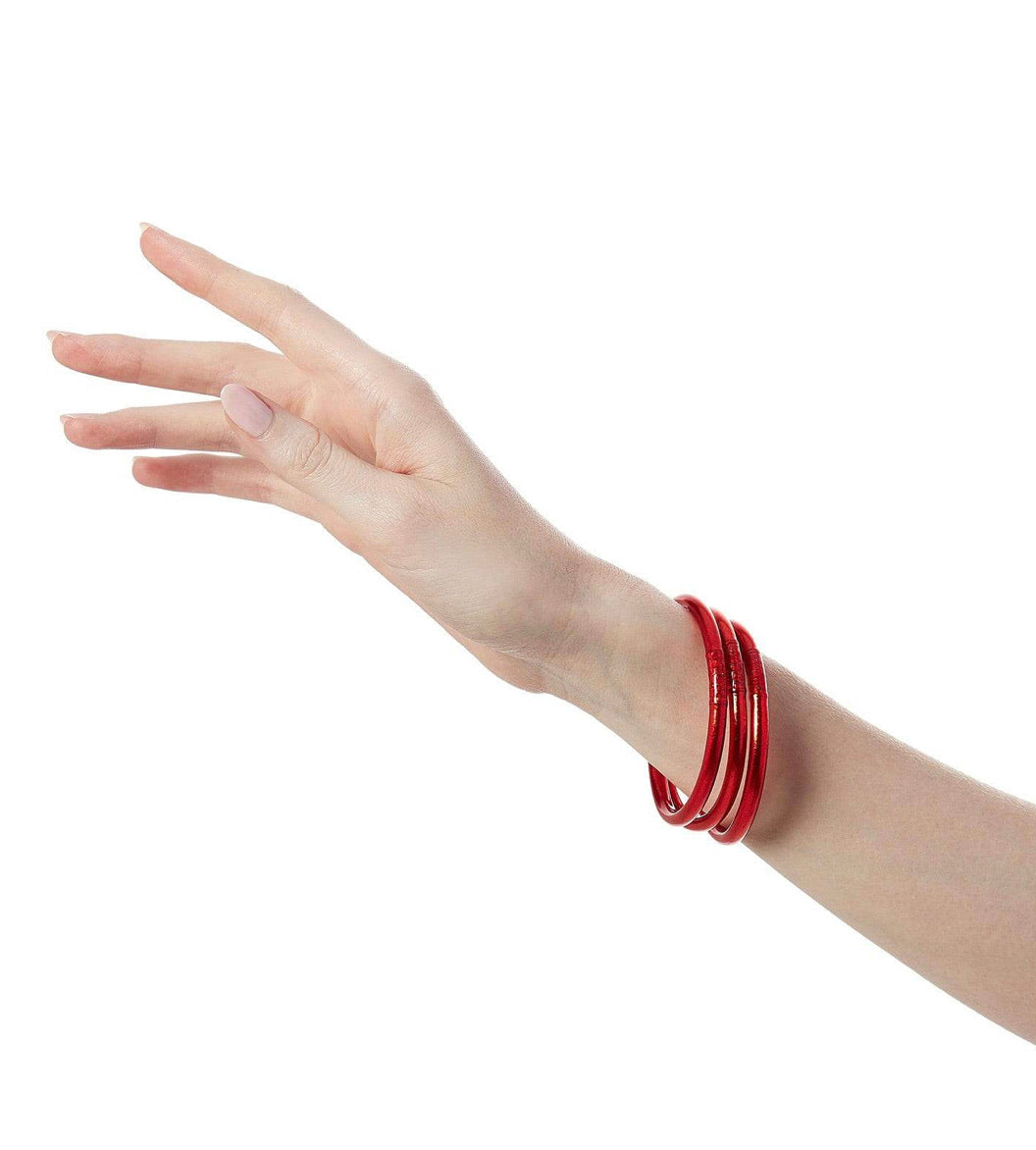 BuDhaGirl Crimson All Weather Bangles