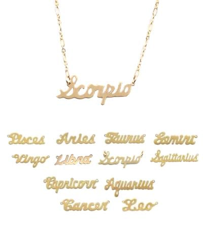 Farrah B Identity Horoscope Necklace