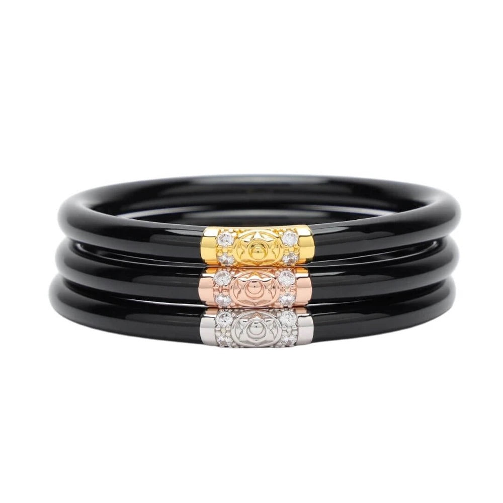 BuDhaGirl Black Three Kings All Weather Bangles