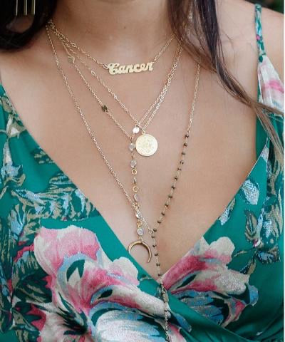 Farrah B Identity Horoscope Necklace