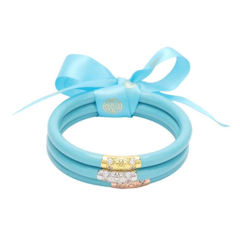 BuDhaGirl Three Kings All Weather Bangles Turquoise