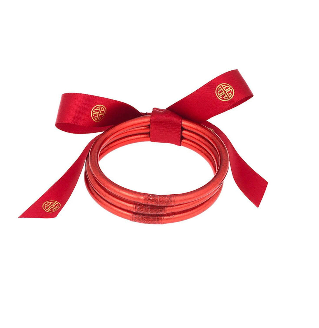 BuDhaGirl Crimson All Weather Bangles